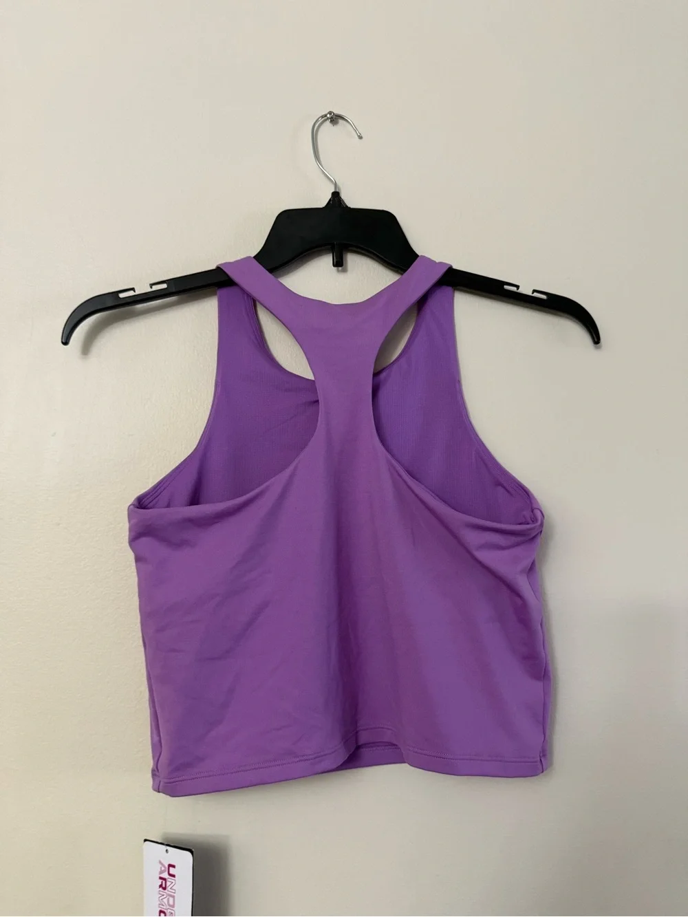 Under Armour Lavender Racerback Crop Tank